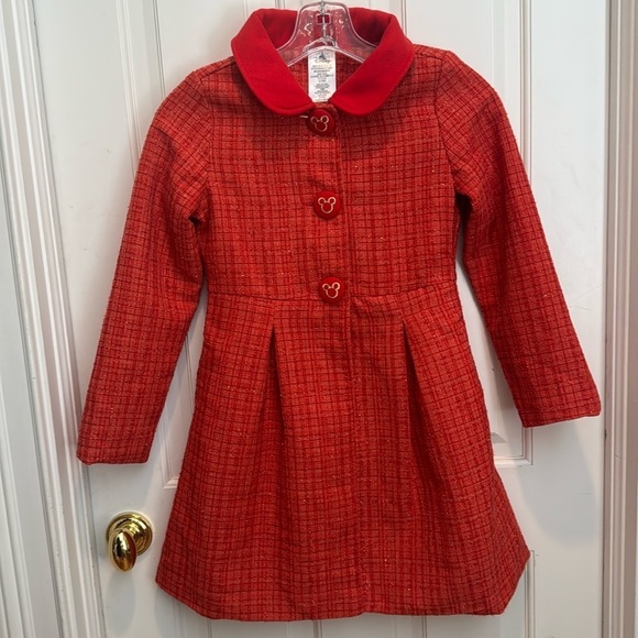 Disney ⭐️Vintage oranges red Minnie Mouse coat